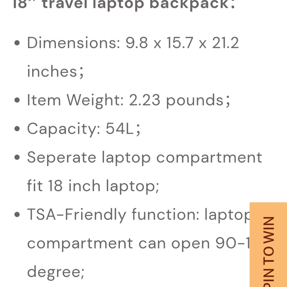 Gray And Black Multi-Compartment Backpack With La… - image 2